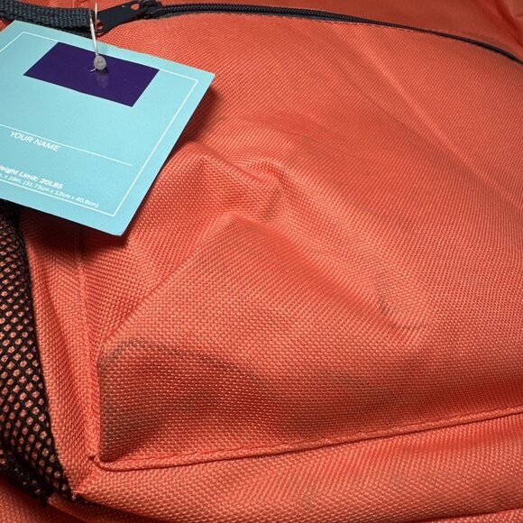 Metropack Basic Backpack Lot Of 2 Orange 16” Mesh Pocket Padded Straps New - Picture 10 of 14